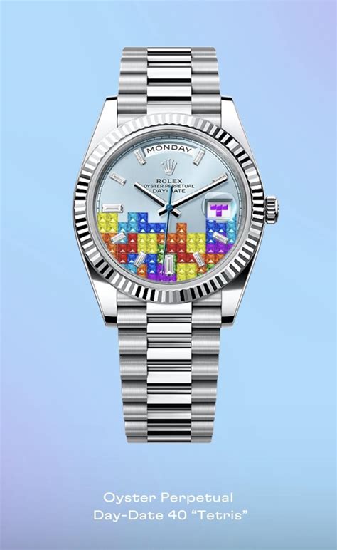 rolex day date tetris|Rolex daytime watches.